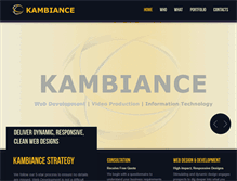 Tablet Screenshot of kambiance.com